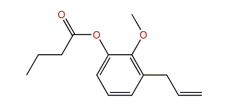 3-Allyl-2-methoxyphenyl butyrate